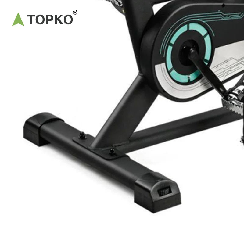 TOPKO US Warehouse Adjustable Spin Bike Gym Use Riding Training Spin Bike Heavy Duty
