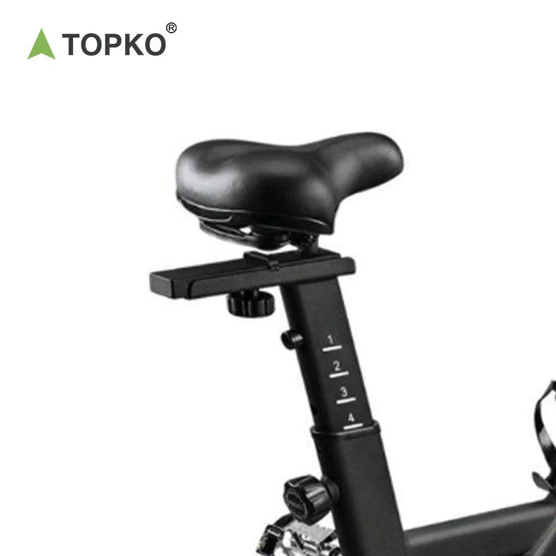 TOPKO US Warehouse Adjustable Spin Bike Gym Use Riding Training Spin Bike Heavy Duty