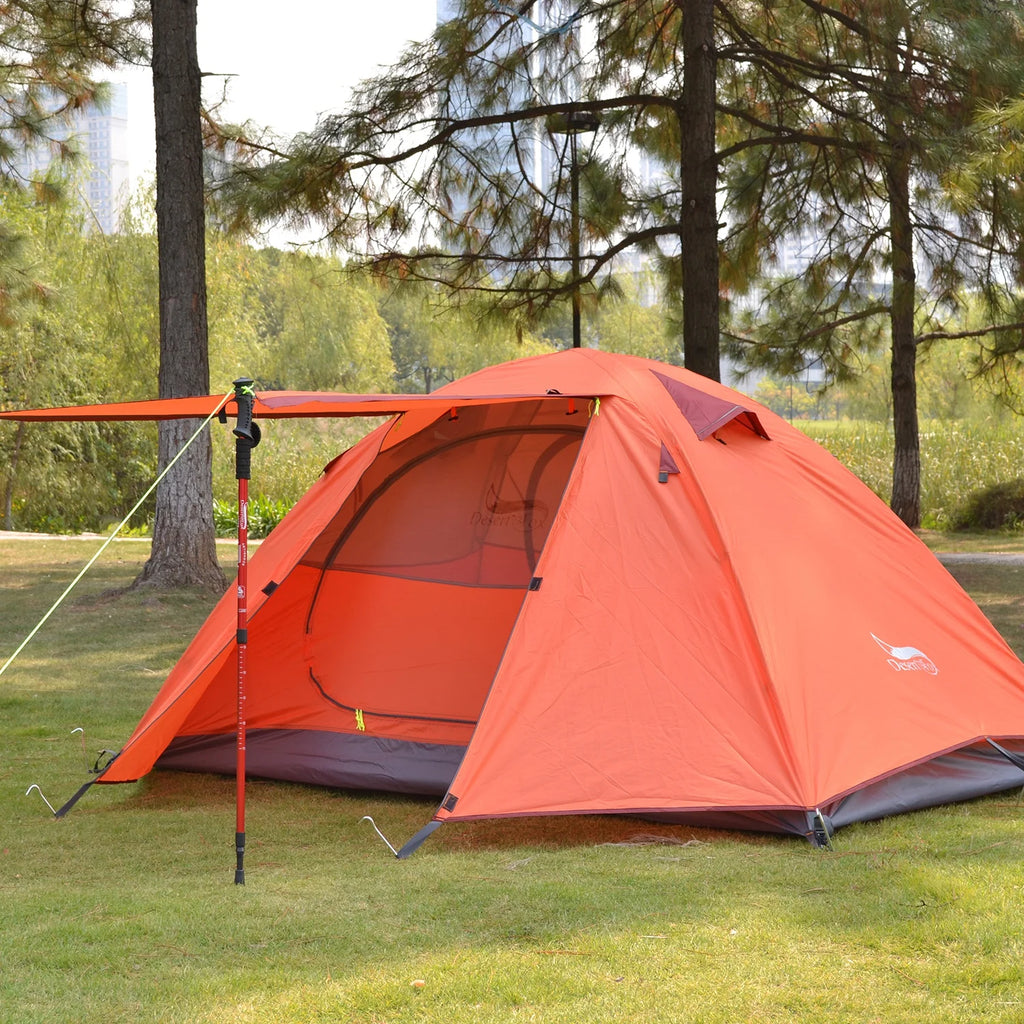 Carpa de Camping Desert&Fox – 1-3 Personas, Impermeable y Ultraligera
