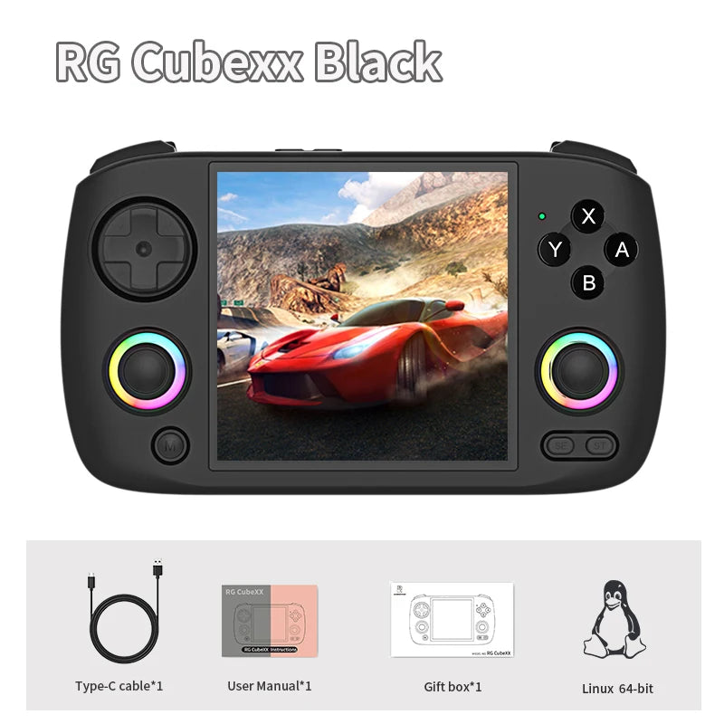 Consola Retro ANBERNIC RG CubeXX – Pantalla IPS 3.95", Linux y WiFi