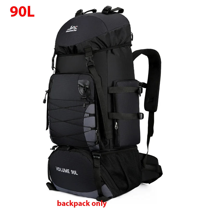 Mochila de Camping 90L – Trekking, Senderismo y Viaje Hombre/Mujer