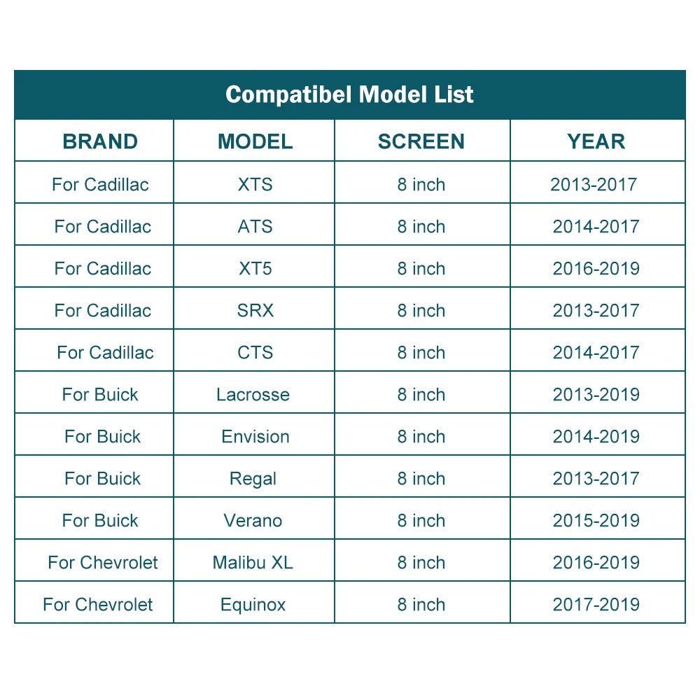 CarPlay Inalámbrico para Buick Regal/Opel Insignia 2013-2017 – Android Auto y AirPlay