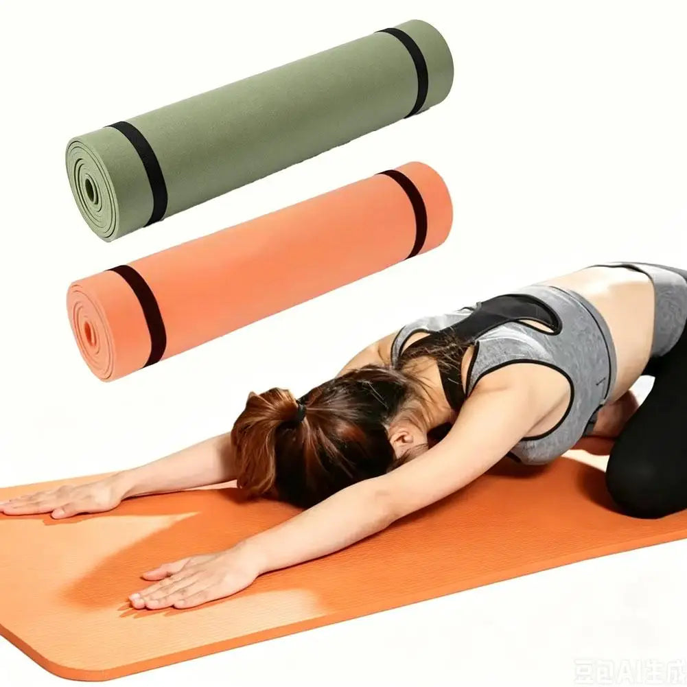 Colchoneta Yoga EVA 6MM Antideslizante – 180×50cm con Correa