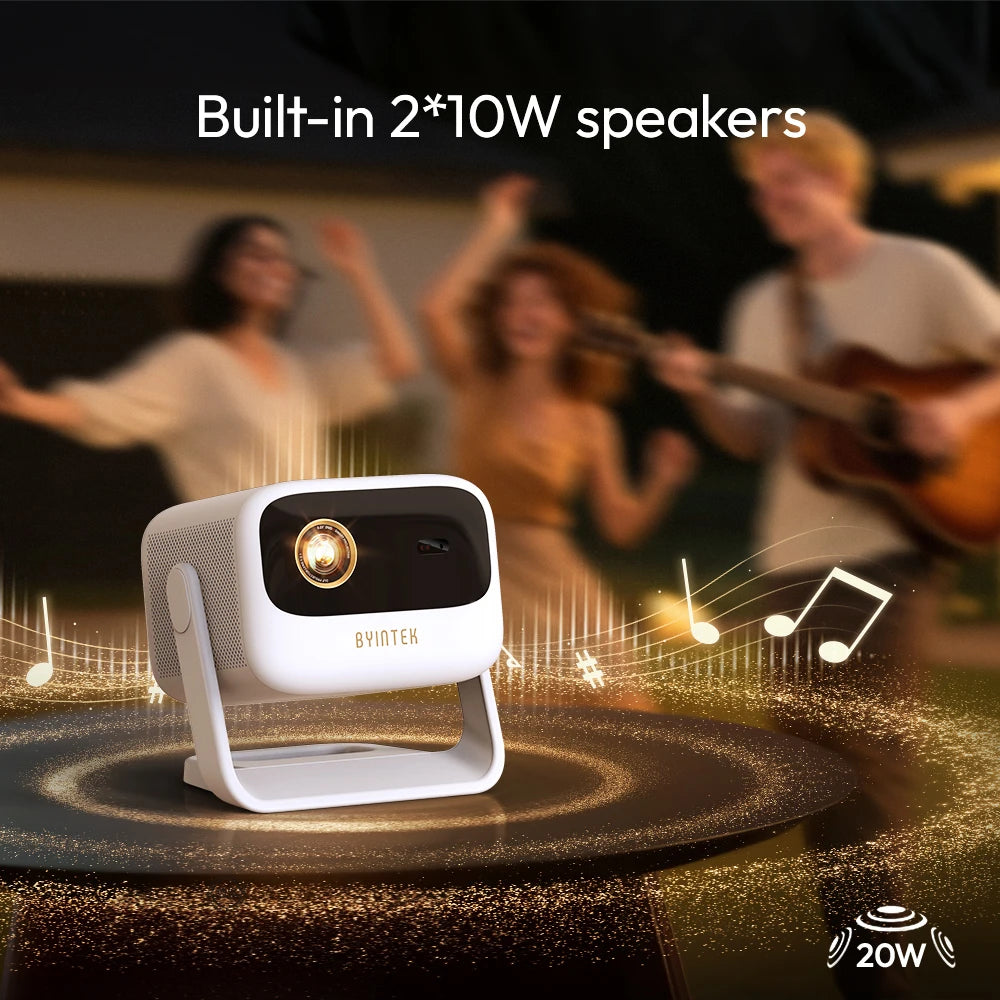 Proyector BYINTEK U90 4K – Google TV, WiFi y Batería Integrada