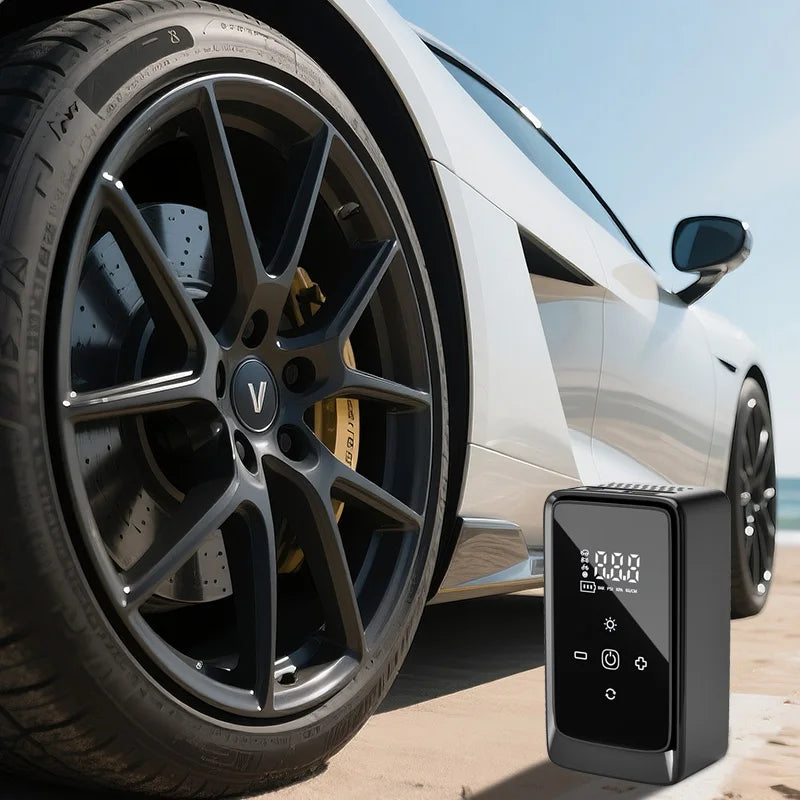 Wireless Air Compressor Portable Air Pump Smart Digital Electric Car Air Pump for Motorcycle Bicycle Car Inflator Pump