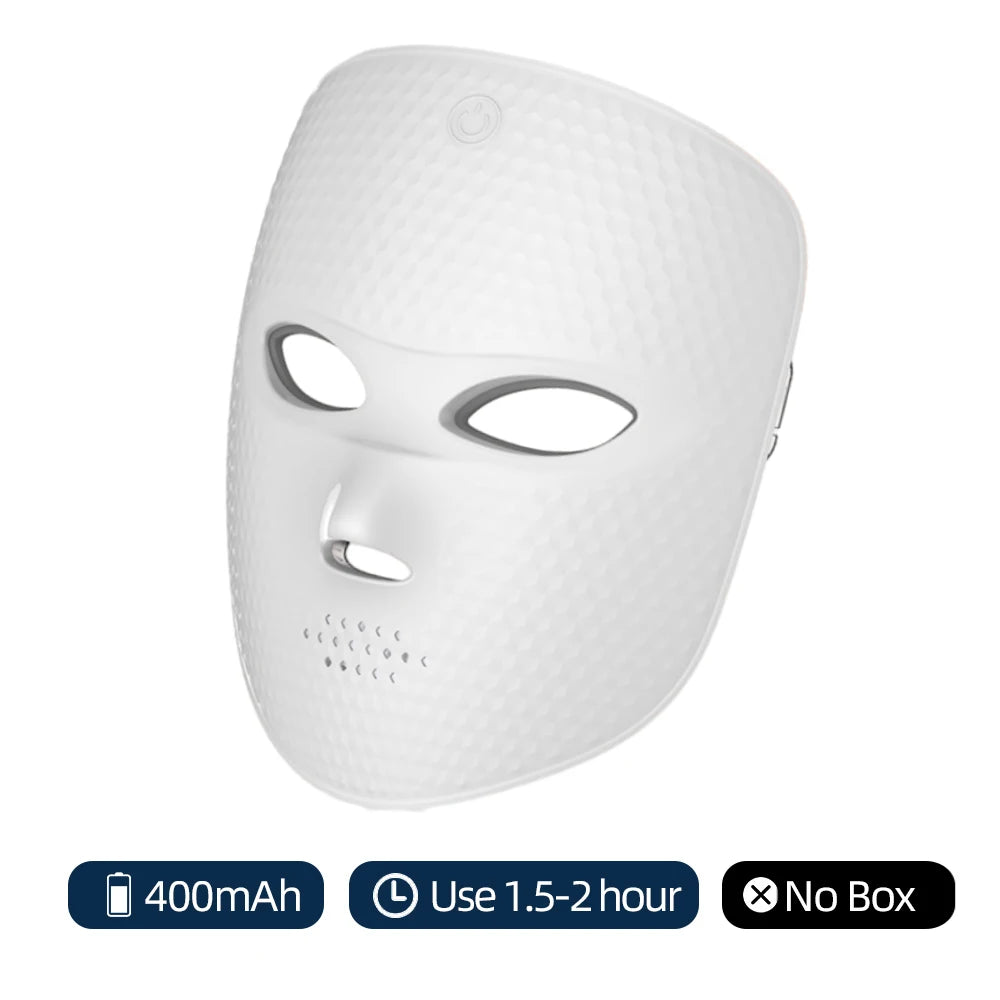 Máscara LED Facial 7 Colores – Rejuvenecimiento y Anti-Aging