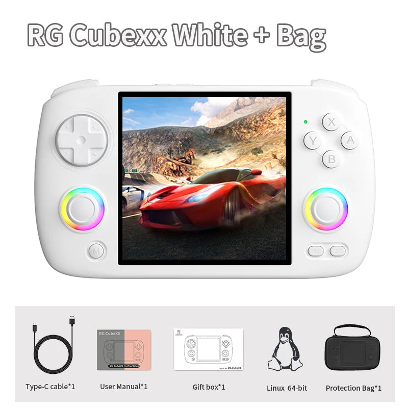 Consola Retro ANBERNIC RG CubeXX – Pantalla IPS 3.95", Linux y WiFi