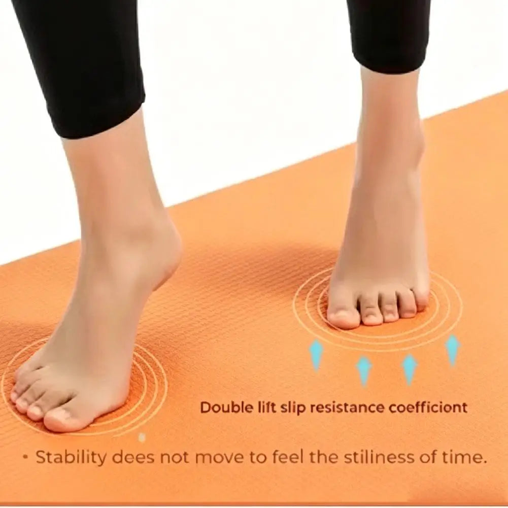 Colchoneta Yoga EVA 6MM Antideslizante – 180×50cm con Correa