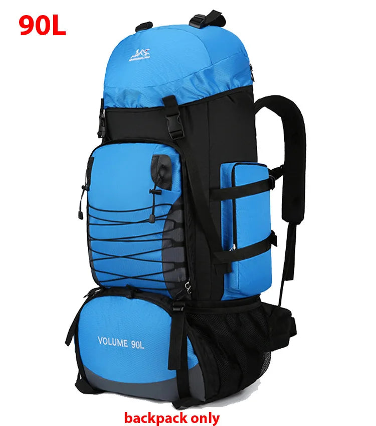 Mochila de Camping 90L – Trekking, Senderismo y Viaje Hombre/Mujer