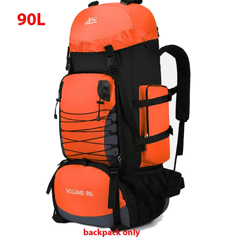 Mochila de Camping 90L – Trekking, Senderismo y Viaje Hombre/Mujer