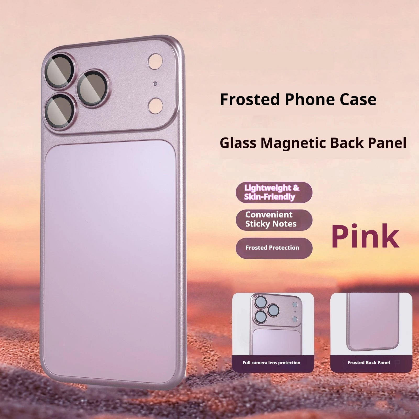 For IPhone 16 15 14 13 12 Pro Max Convert to 17 Pro Max Back Sticker for Magsafe Case for iPhone 17 Pro Max Slim AG Back Cover