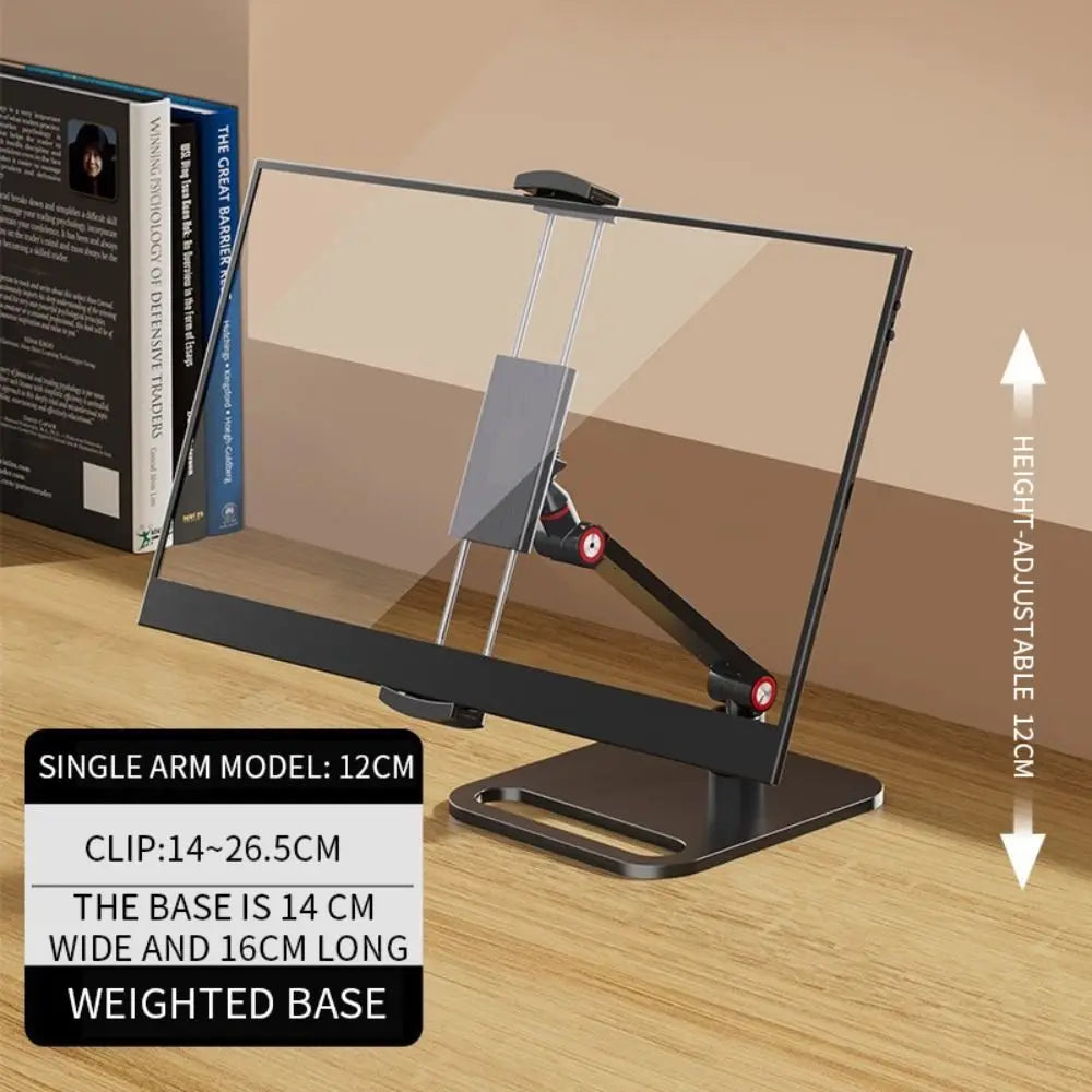 Soporte de Escritorio para Monitor y Tablet – Giratorio 360° Ajustable