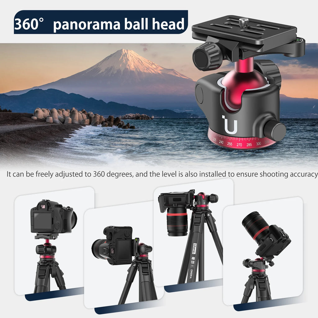Trípode de Viaje Ulanzi OMBRA – Aluminio, Smartphone y DSLR con Rótula