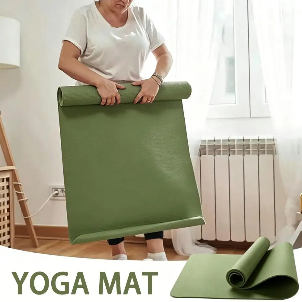 Colchoneta Yoga EVA 6MM Antideslizante – 180×50cm con Correa