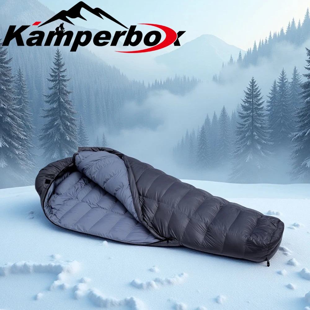 Bolsa de Dormir Kamperbox – Plumón de Ganso para Invierno