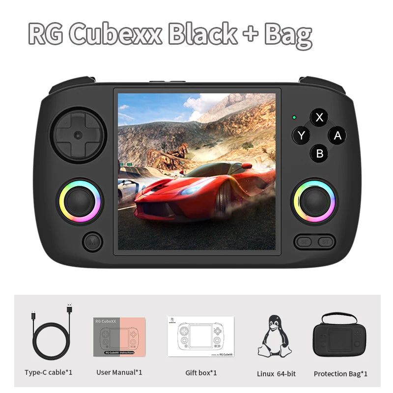 Consola Retro ANBERNIC RG CubeXX – Pantalla IPS 3.95", Linux y WiFi