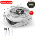 Trampa Eléctrica para Moscas Flycatcher – Recargable USB, Interior y Exterior