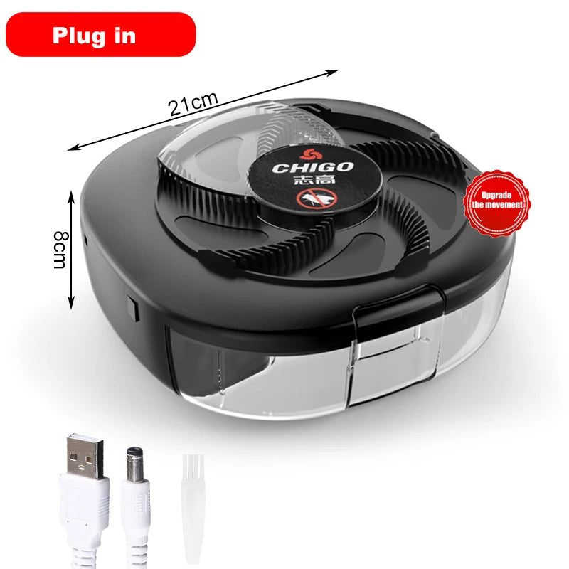 Trampa Eléctrica para Moscas Flycatcher – Recargable USB, Interior y Exterior