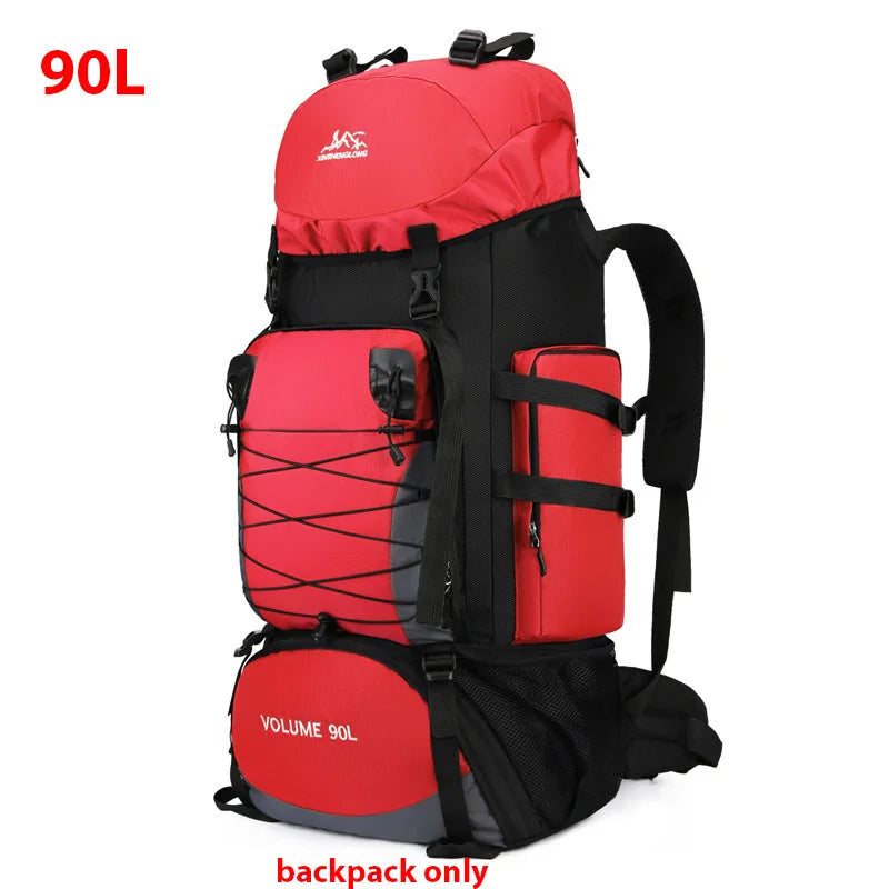 Mochila de Camping 90L – Trekking, Senderismo y Viaje Hombre/Mujer