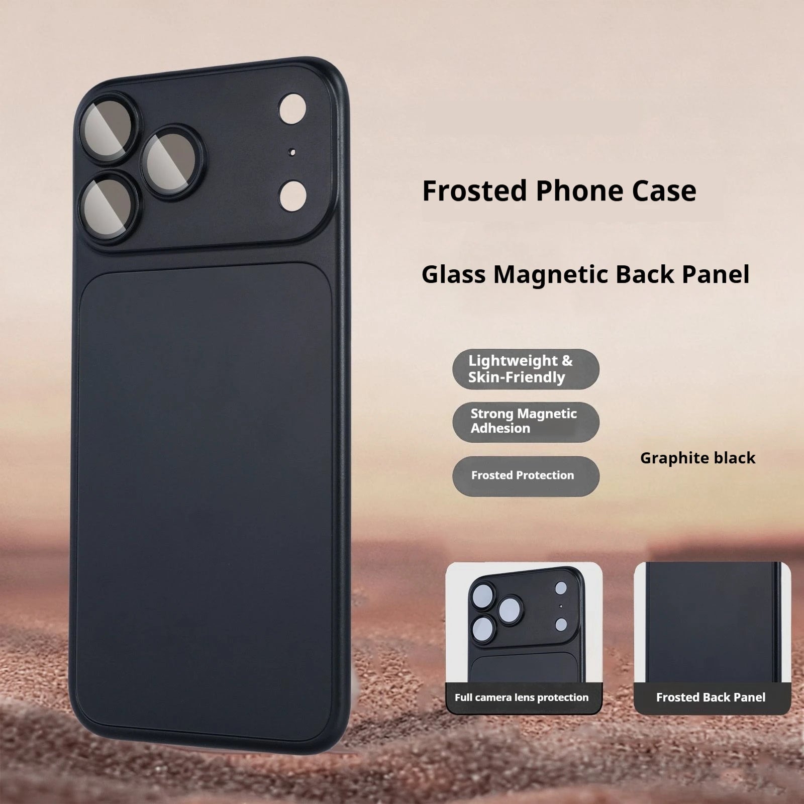 For IPhone 16 15 14 13 12 Pro Max Convert to 17 Pro Max Back Sticker for Magsafe Case for iPhone 17 Pro Max Slim AG Back Cover