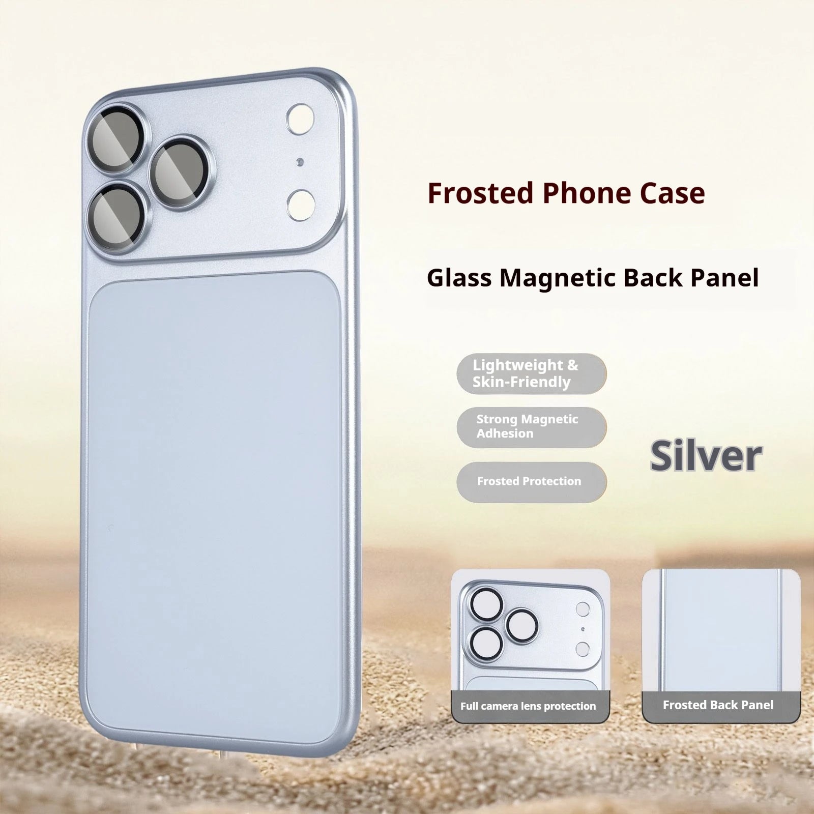 For IPhone 16 15 14 13 12 Pro Max Convert to 17 Pro Max Back Sticker for Magsafe Case for iPhone 17 Pro Max Slim AG Back Cover