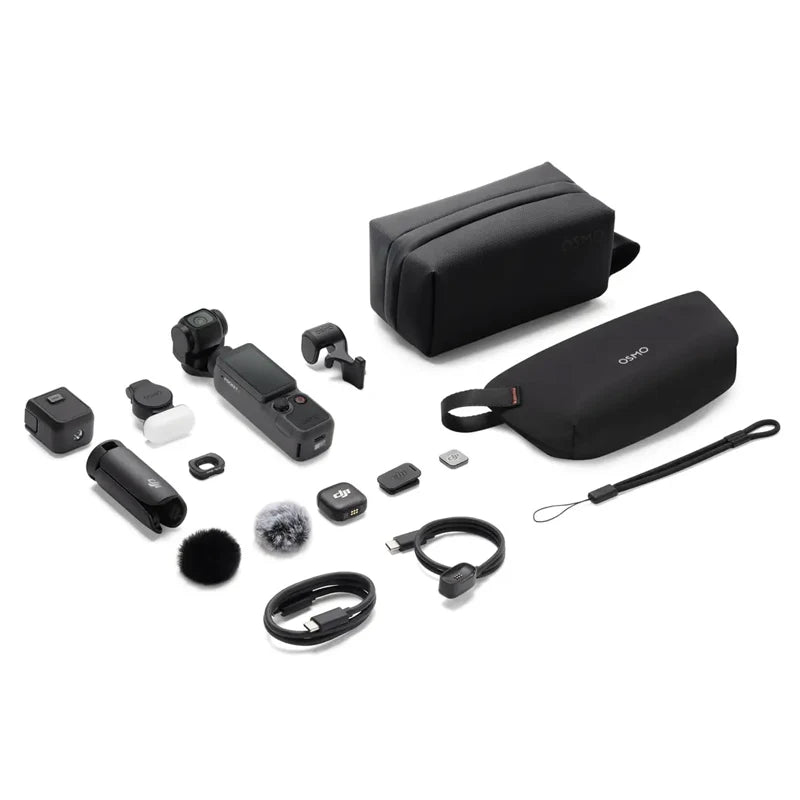 DJI Osmo Pocket 4 Creator Combo 1″ CMOS Pocket Gimbal Camera 107GB Built-In Storage & 800MB/s Transfer