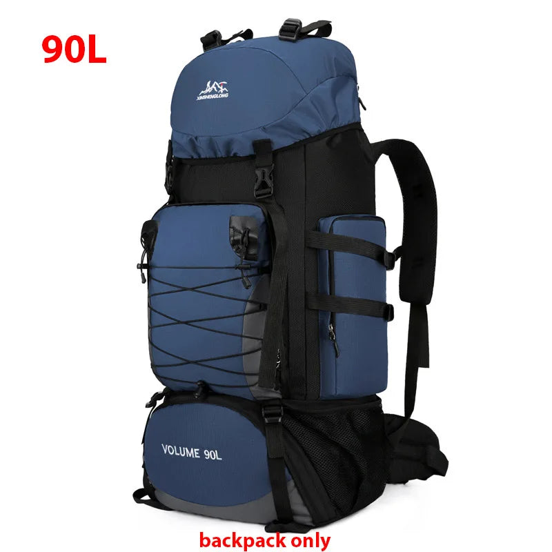 Mochila de Camping 90L – Trekking, Senderismo y Viaje Hombre/Mujer