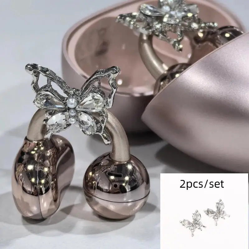 Decoración Rhinestone para Auriculares Clip-On – Set x2