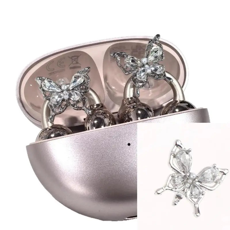 Decoración Rhinestone para Auriculares Clip-On – Set x2