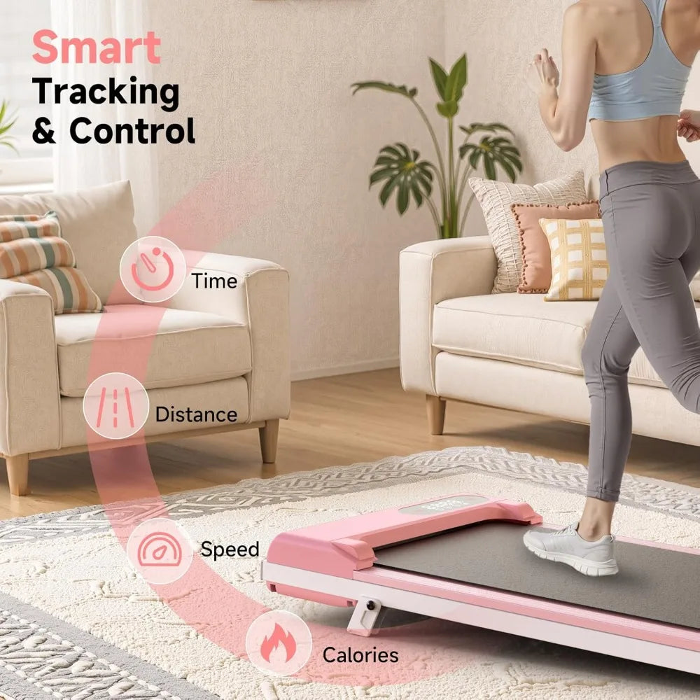 Walking Pad Treadmill with Handle Bar,Walking Pad with Incline 8%,2.5HP Quiet Under Desk 320 lbs 2 in 1Treadmills, Customized